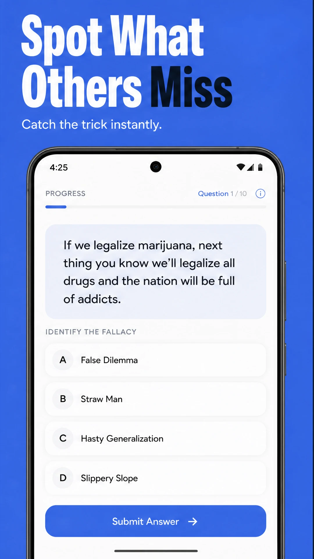 Fallacy: Brain Training Logic screenshot