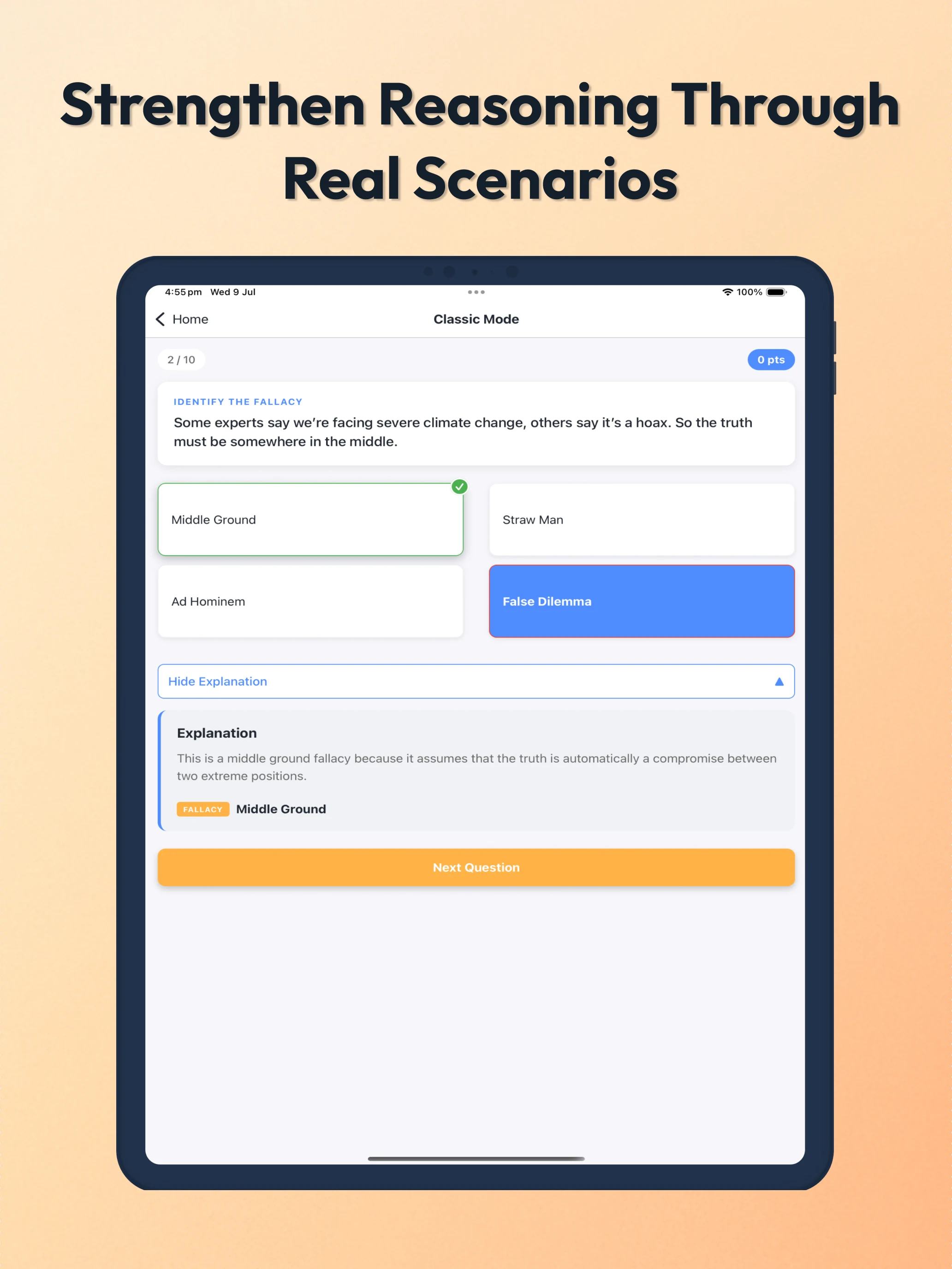 Fallacy: Brain Training Logic screenshot